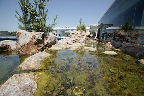 Kujukushima bay large aquarium